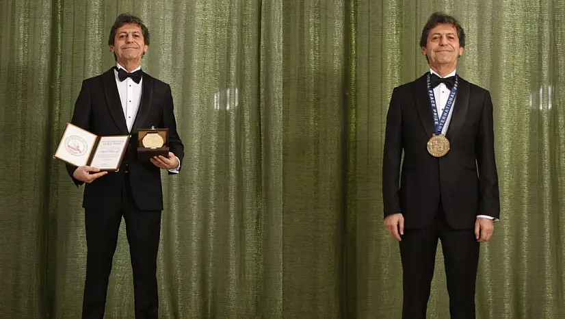 Dünyaca ünlü yazar Akif Manaf 2025 yılı International Peace Prize Ödülü'nü aldı