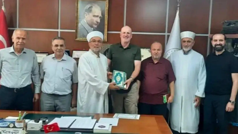 Dünyayı gezdi, hidayeti Kayseri'de buldu! Alman vatandaşı müslüman oldu