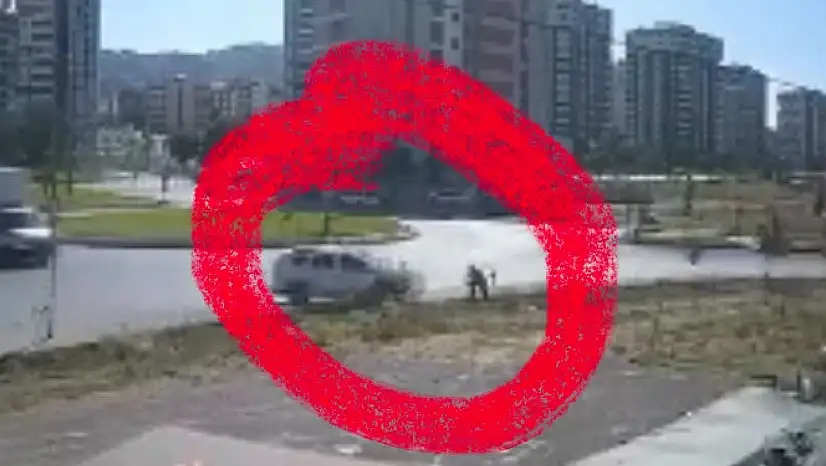 Kaldırımda yürürken canından oluyordu!