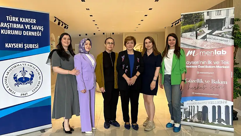 Kanserle mücadele eden anneler için anlamlı etkinlik! Kayseri'de gönülleri ısıtan buluşma...