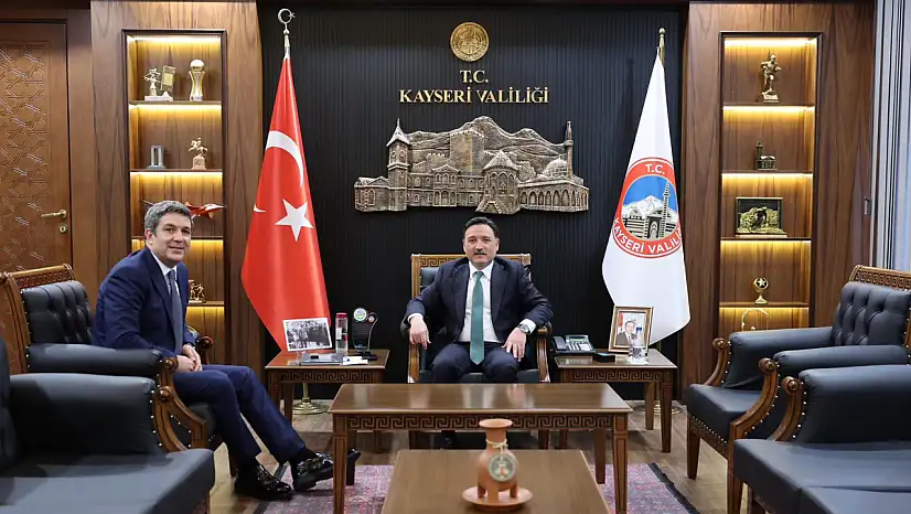 Kapadokya Alan Başkanı Aslanbay, Kayseri Valisi Çiçek'i ziyaret etti