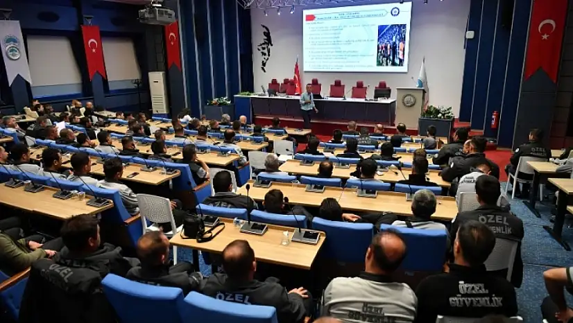 Kayseri Büyükşehir'den güvenlik personeline KAAN eğitimi