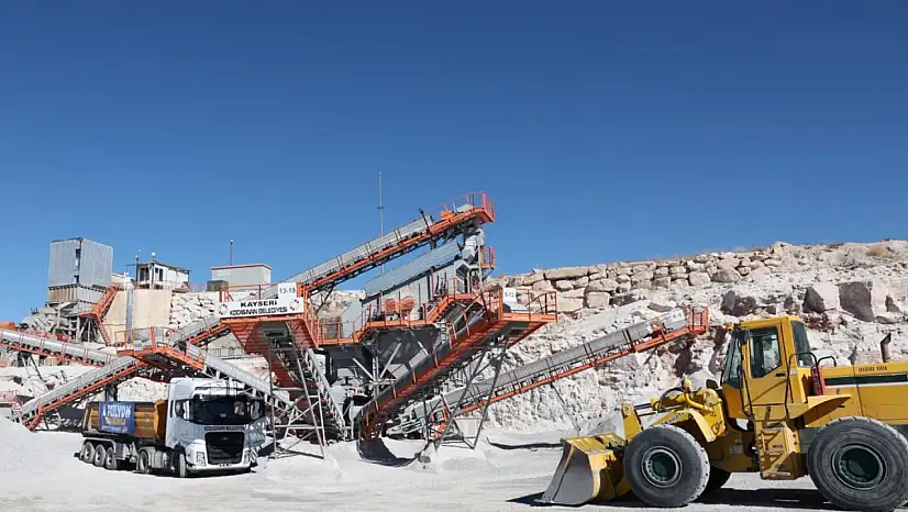 Kayseri'de 450 bin ton agrega üretilecek: Dev ihale!