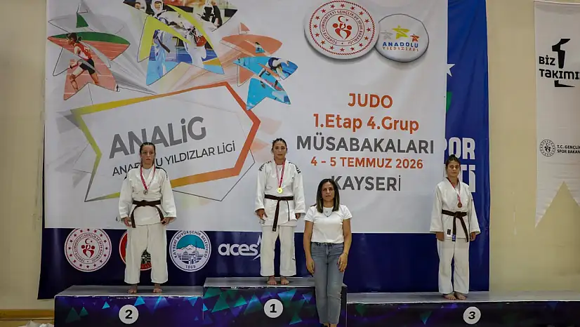 Kayseri'de ANALİG Judo heyecanı sona erdi! Madalyalar sahiplerini buldu