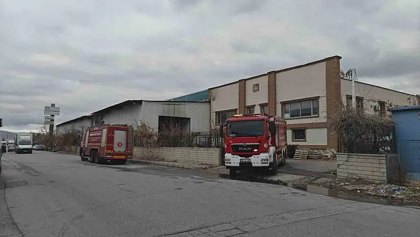 Kayseri OSB'de mobilya fabrikasında korkutan yangın