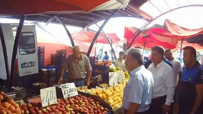 Kayseri'de pazar yerlerine sıkı denetim! Ekipler sahaya indi