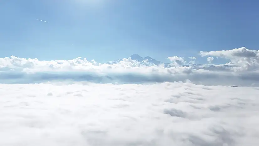 Kayseri'de sabah saatlerindeki sisin büyüleyici manzarası ortaya çıktı!