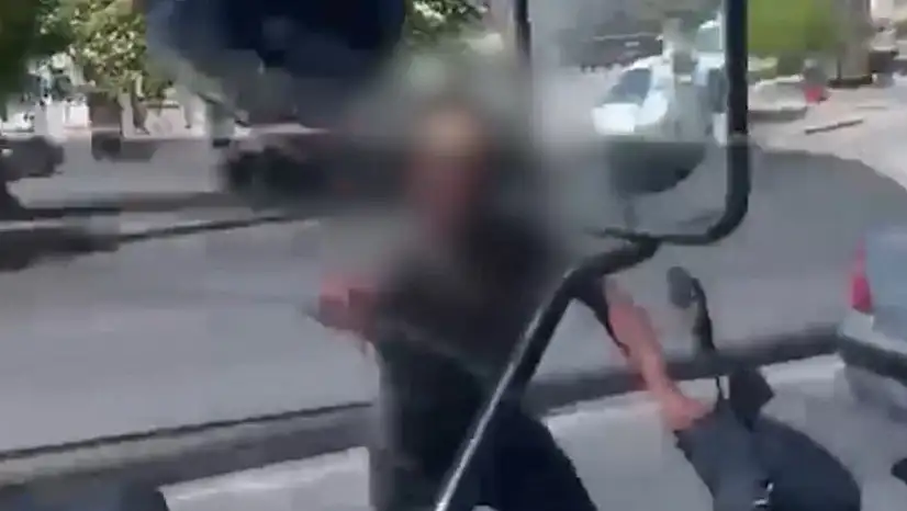 Kayseri'de tartıştığı sürücüye kaskını fırlatan motosikletliye ceza yağdı!