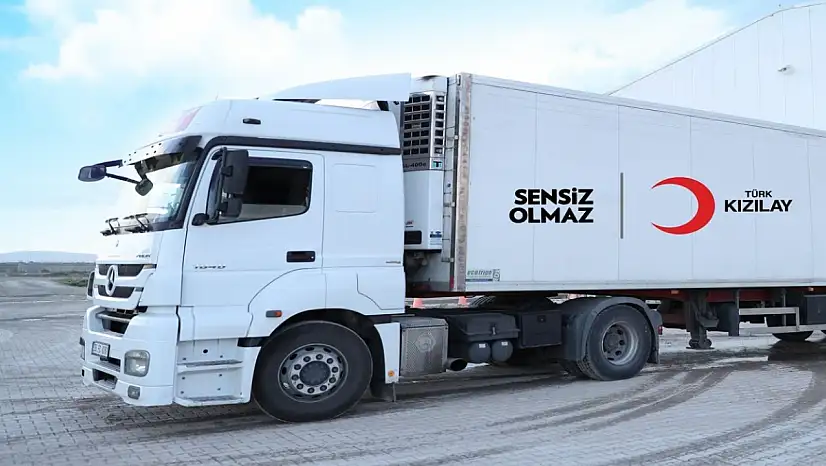 Kayseri'den Gazze'ye bir tır insani yardım