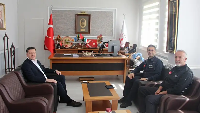 Kayseri İl AFAD Müdürlüğünden Kaymakam Canol'a ziyaret!