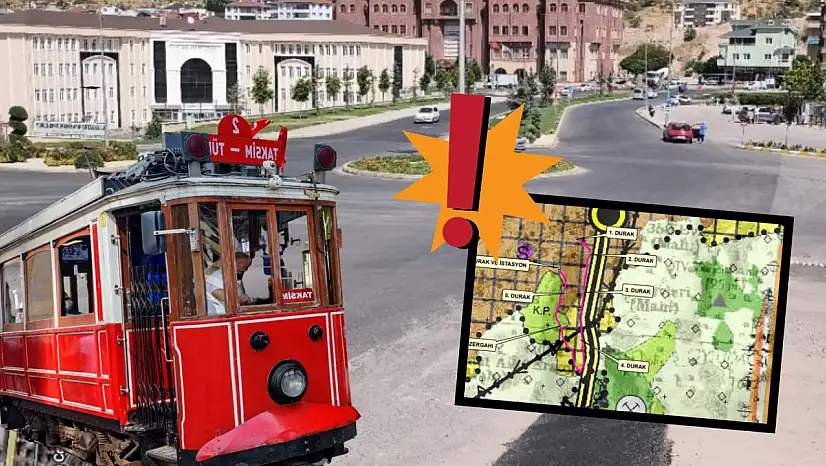 Kayseri'nin yanı başında Nostaljik Tramvay Projesi!