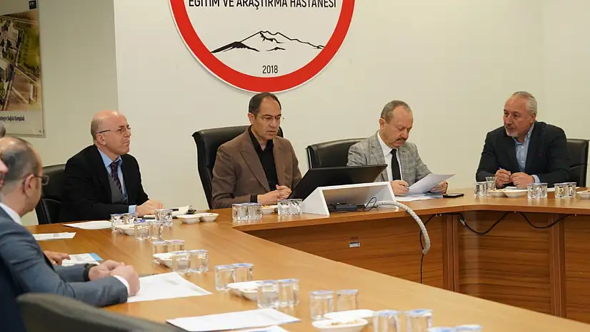 Kayseri Şehir Hastanesi'nde koordinasyon kurulu toplantısı gerçekleştirildi