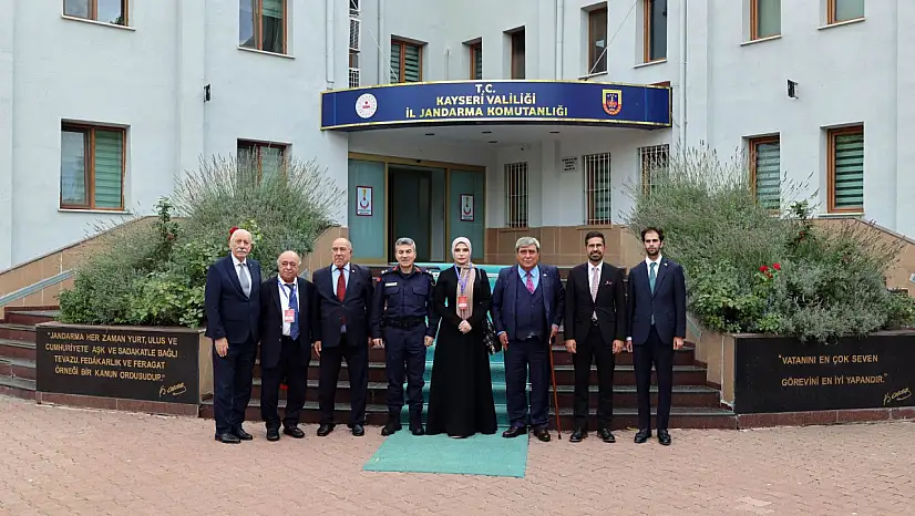 Kayseri'ye Türk dünyasından özel konuklar: Üç ayrı noktayı ziyaret ettiler!
