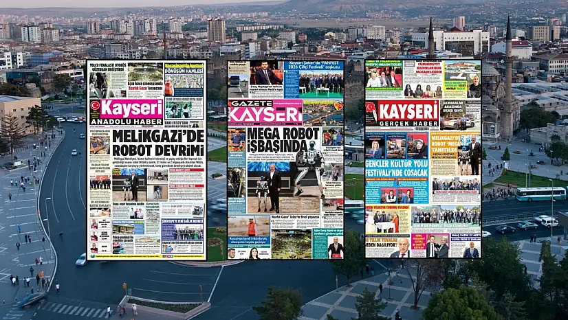 Kayseri yerel gazeteleri 3 Eylül sabahına hangi manşetlerle çıktı?