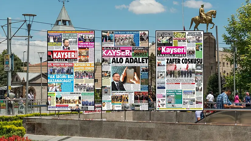 Kayseri yerel gazeteleri 31 Ağustos sabahına hangi manşetlerle çıktı?