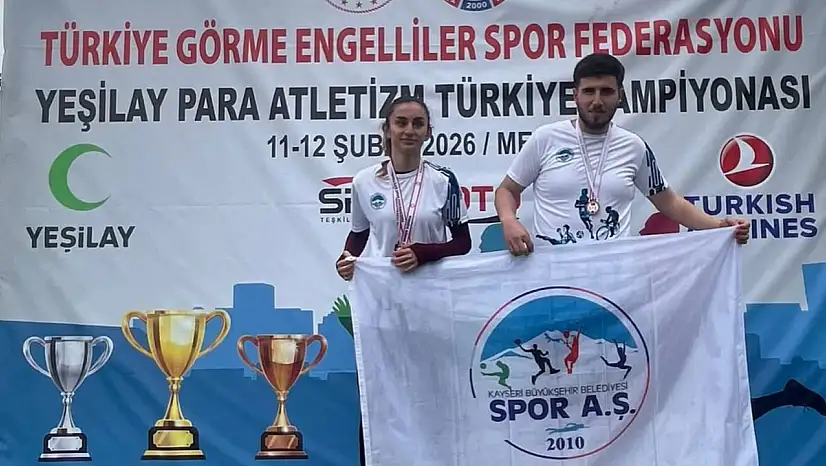 Kayserili sporculardan çifte şampiyonluk: Hedef uluslararası arena
