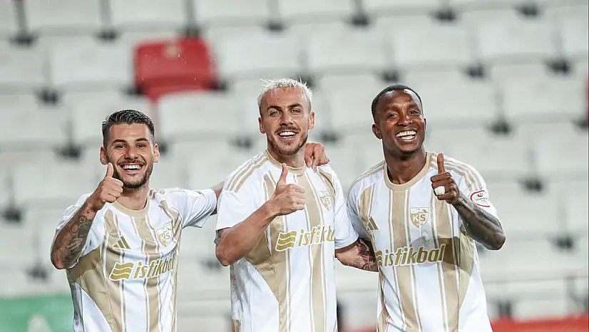 Kayserispor, Antalya'da tarih yazdı! Tam 49 yıl sonra... (0-4)