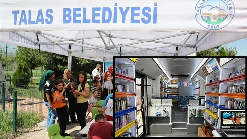 Kitaplar bu kez Talas'ın mahallelerine gidecek!