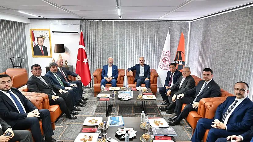Kuzey Çevre Yolu Şantiyesi'nde önemli buluşma!