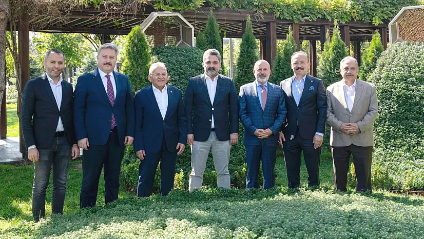 Memduh Büyükkılıç ev sahipliği yaptı - Başkanlar neler konuştu?