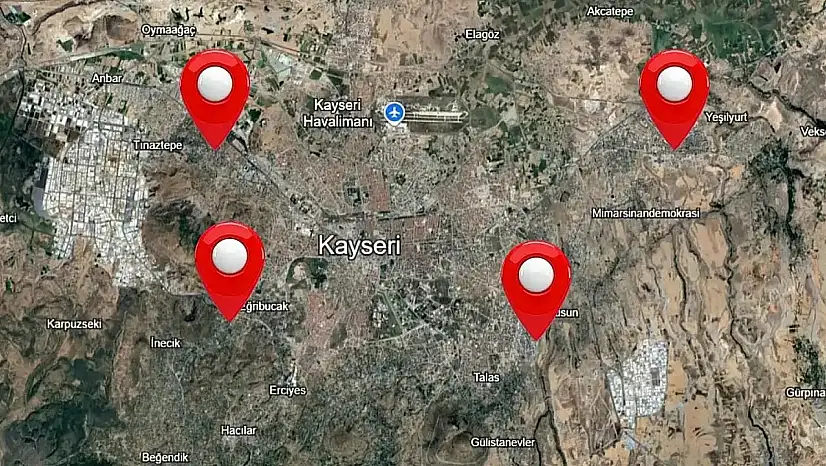 Milli Emlak, Kocasinan'da 3 arsayı satışa çıkardı!
