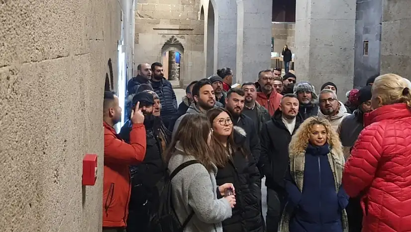 Nevşehirli turist rehberleri Kayseri'nin müze projelerini inceledi