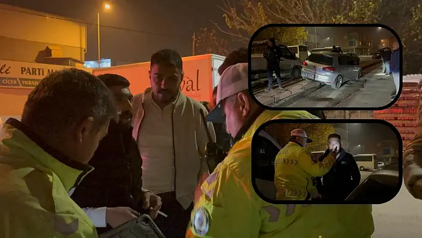 Polis ekiplerine çarpıp kaçan alkollü sürücü yakalandı: ''Cinayet mi işledik?''