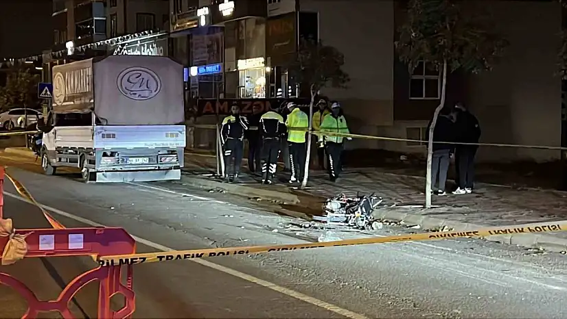 Polisten kaçtı park halindeki kamyonete çarptı: 1 ölü 1 yaralı