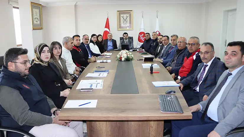 Tomarza'da İlçe Afet Koordinasyon Kurulu Toplantısı gerçekleştirildi