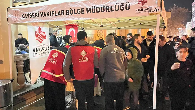 Vakıflar Bölge Müdürlüğü Kayseri'de Ramazan ayı boyunca iftar düzenleyecek!