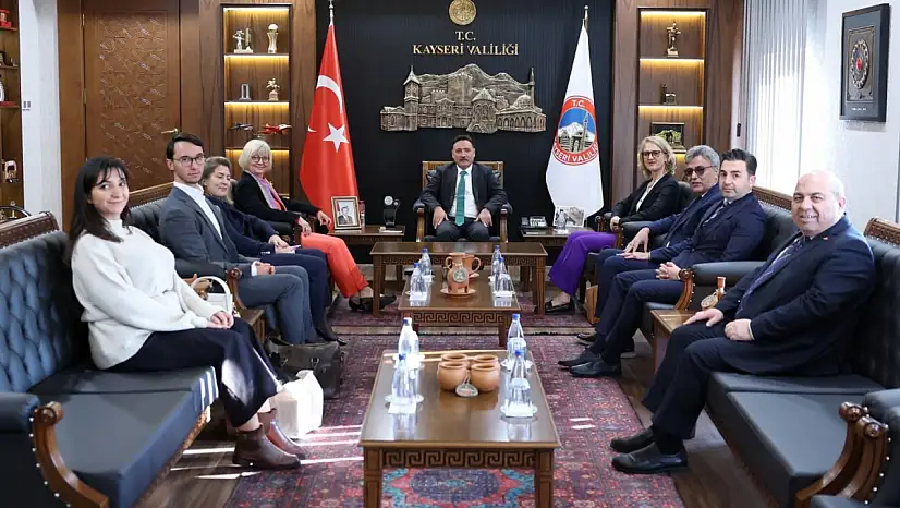 Vali Çiçek, Almanya büyükelçisi ile görüştü