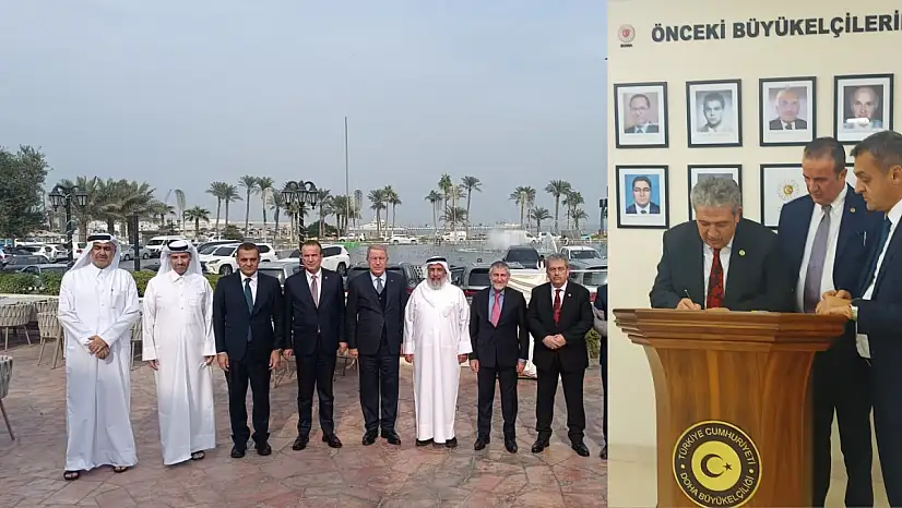 Vekil Özsoy'un da aralarında bulunduğu heyet, resmi temaslar için Katar'ın başkenti Doha'ya gitti!