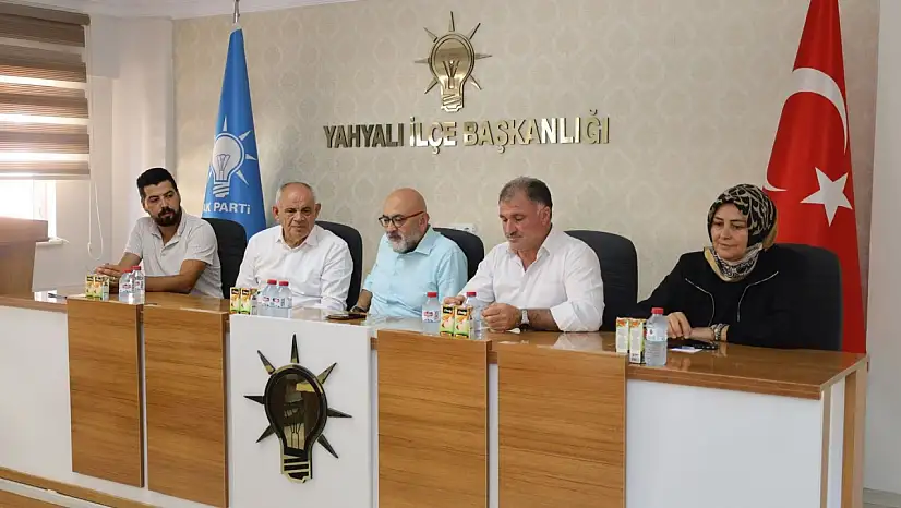 Yahyalı'da dikkat çeken buluşma: Masada hangi konular vardı?