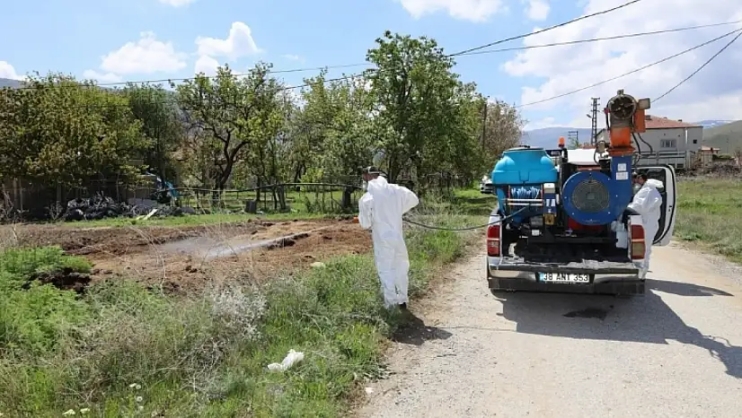 Yahyalı'da haşereye geçit yok! Belediye ekipleri sahada