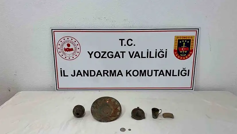 Yozgat'ta çok sayıda tarihi obje ele geçirildi!