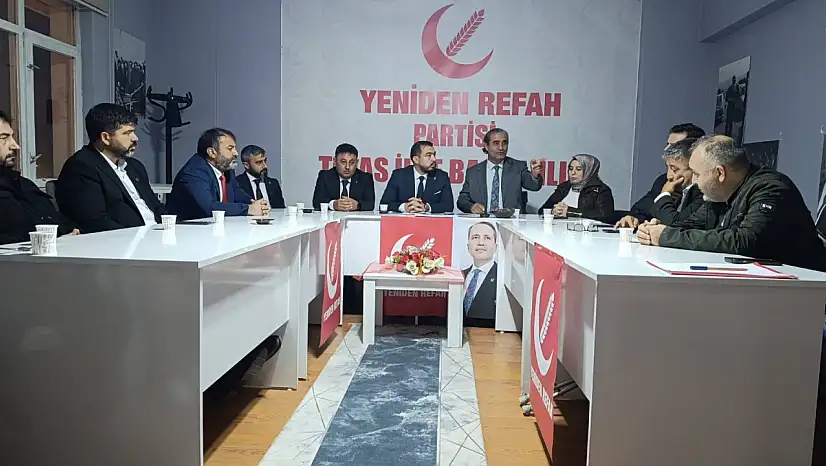 YRP Talas İlçe Divan toplantısı gerçekleştirildi