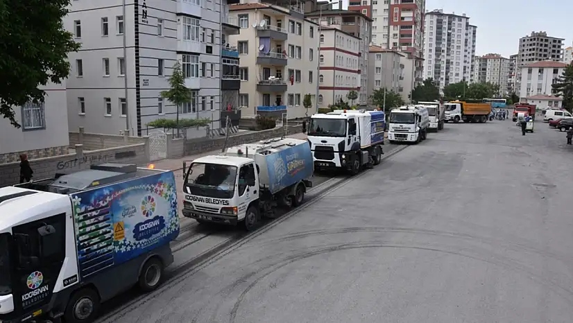 Kocasinan'da temizlik seferberliği sürüyor
