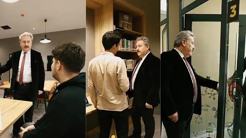 Başkan Palancıoğlu öğrencilerle sohbet etti, eksikler tek tek belirlendi