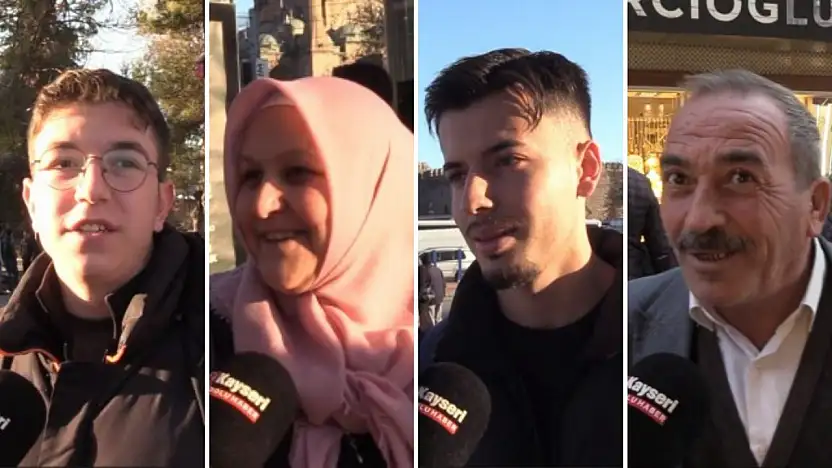 Bugün seçim olsa oyunuzu kime verirsiniz? Kayserililere sorduk