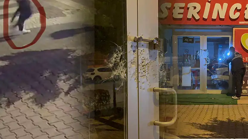 Gece yarısı çiğ köfte dükkanına pompalı saldırı: O anlar kamerada!
