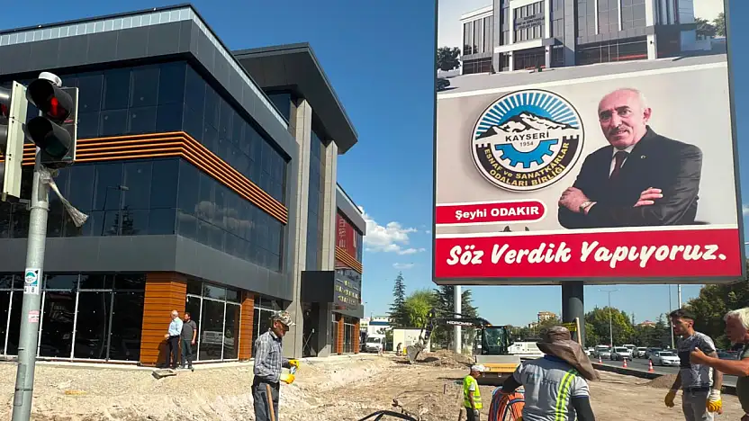 Kayseri'de 50 bin esnafı temsil edecek projede sona gelindi