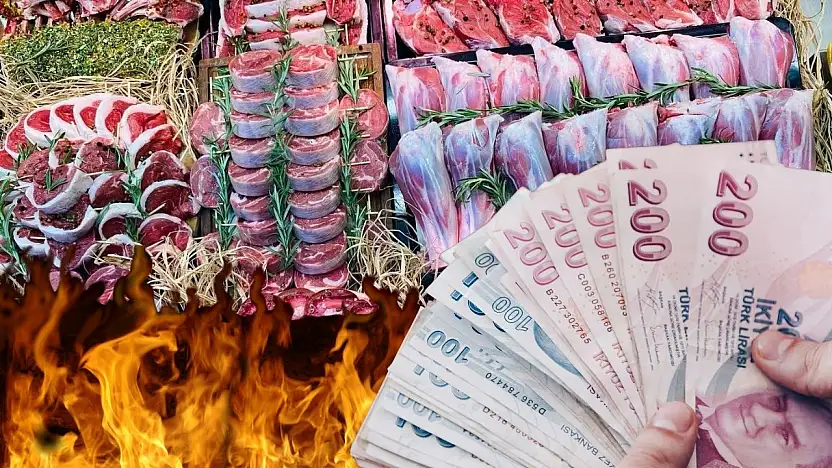 Kayseri'de et fiyatı dinmiyor: Kuzu uçtu, dana yerinde saydı!