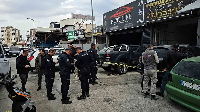 Kayseri'de oto tamirhanesinde silahlı kavga! Çok sayıda yaralı