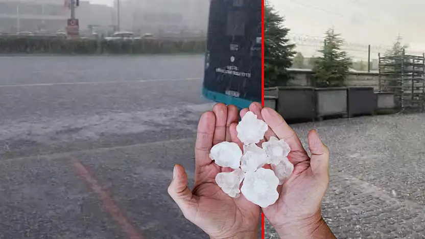 Kayseri'de yollar göle döndü: Vatandaşlar duraklara sığındı!