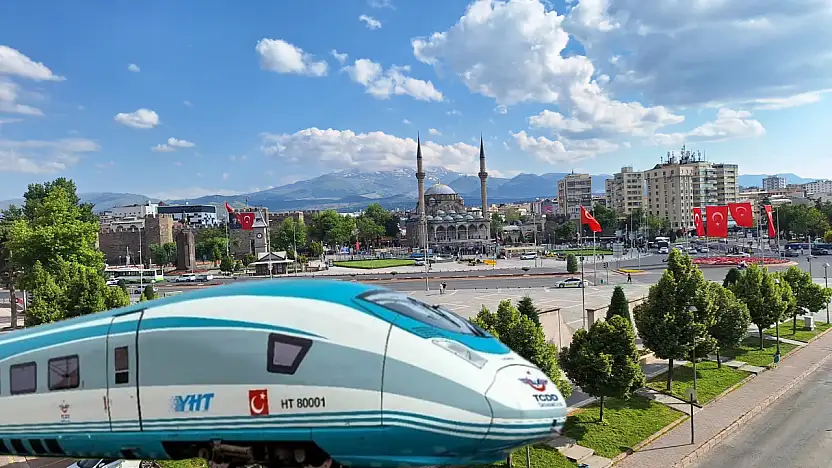 Kayseri'de Yüksek Hızlı Tren için geri sayım sürüyor! İl sayısı 27'ye yükselecek