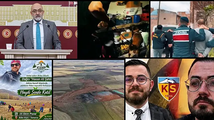 Kayseri'nin 23 Ekim mesaisi: Aranan şahıslar, Milletvekili Cıngı, anlamlı etkinlik, Emin Akpınar…