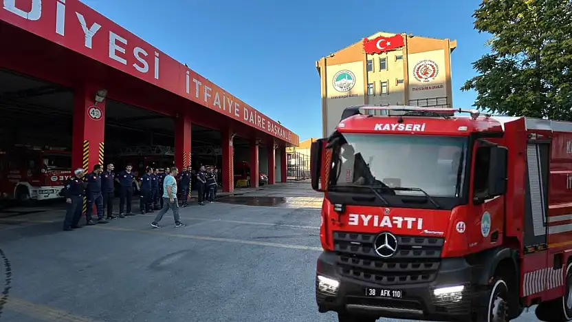 Kayseri'ye 64 metre merdiven uzunluğuna sahip itfaiye aracı geliyor!