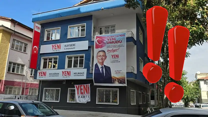 YENİ Parti Kayseri'de ipler gerildi derken o fotoğraf geldi!