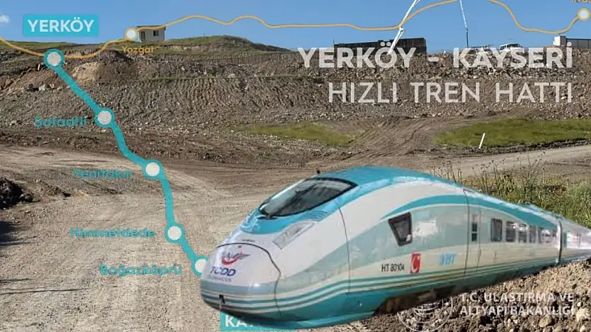 Yerköy-Kayseri hızlı tren hattında gözler 2028'de: Yeni projede kritik süreç başlatıldı!