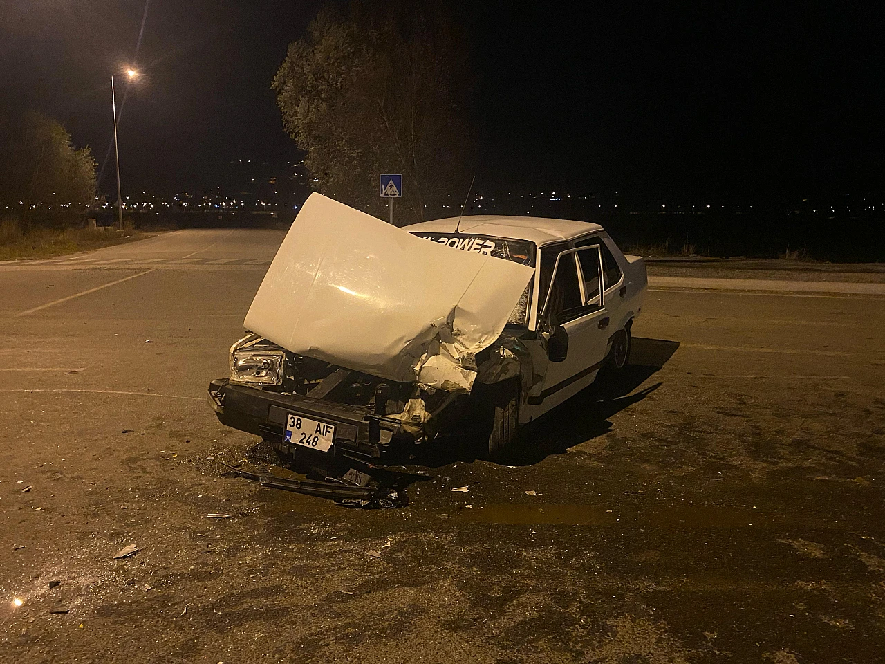 Kayseri'de otomobiller çarpıştı!